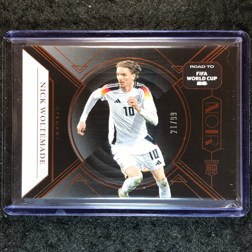 2025-26 Noir Road to FIFA World Cup NICK WOLTEMADE Rookie Base Bronze 21/99 #181