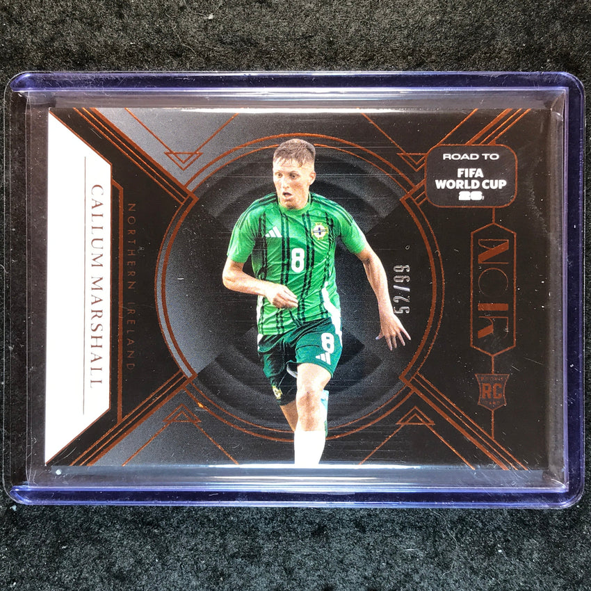 2025-26 Noir Road to World Cup CALLUM MARHSALL Rookie Base Bronze 52/99 #188