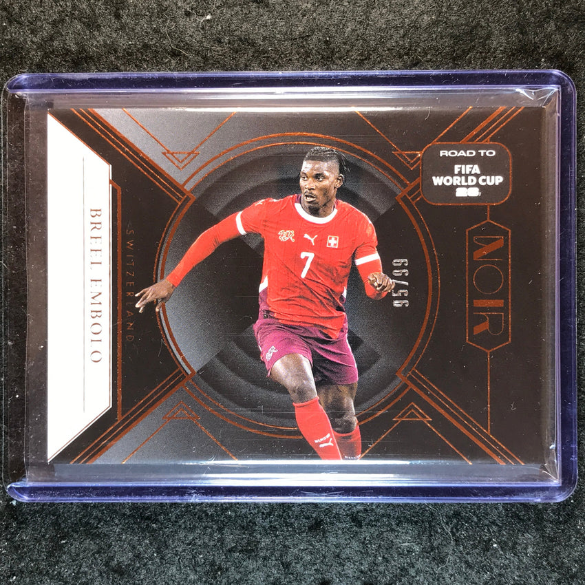 2025-26 Noir Road to FIFA World Cup BREEL EMBOLO Base Bronze 95/99 #197