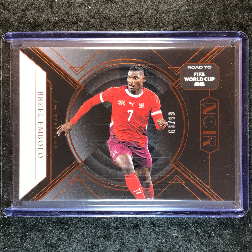 2025-26 Noir Road to FIFA World Cup BREEL EMBOLO Base Bronze 63/99 #197