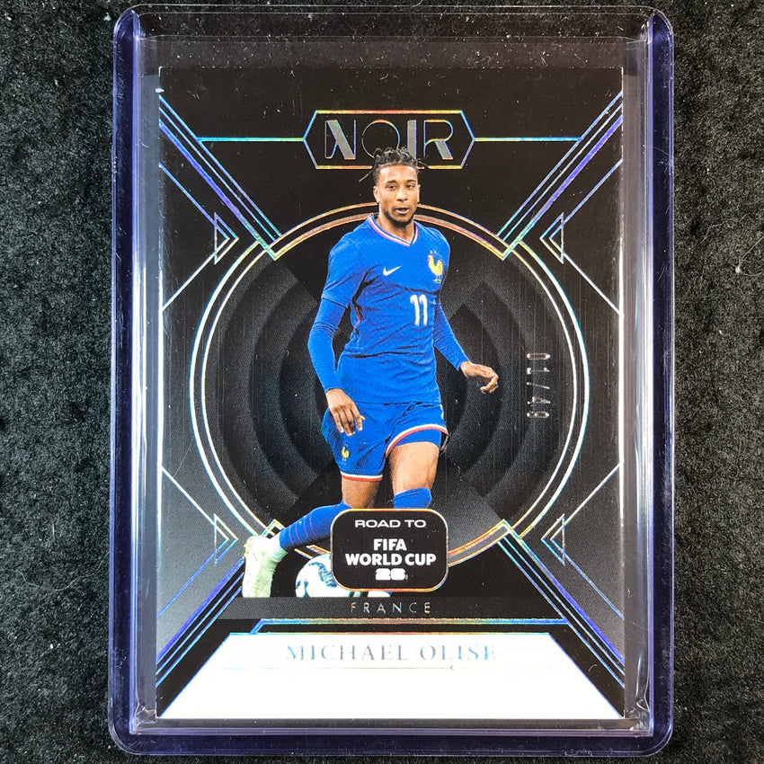2025-26 Noir Road to FIFA World Cup MICHAEL OLISE Base Silver 1/49 #30