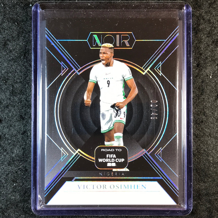 2025-26 Noir Road to FIFA World Cup VICTOR OSIMHEN Base Silver 2/49 #35