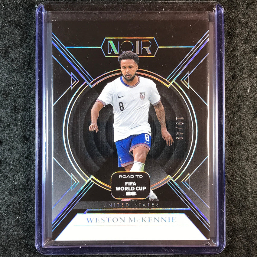 2025-26 Noir Road to FIFA World Cup WESTON MCKENNIE Base Silver 19/49 #42