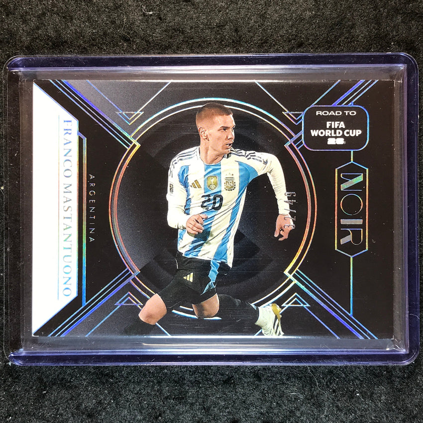 2025-26 Noir Road to FIFA World Cup FRANCO MASTANTUONO Base Silver 32/49 #107