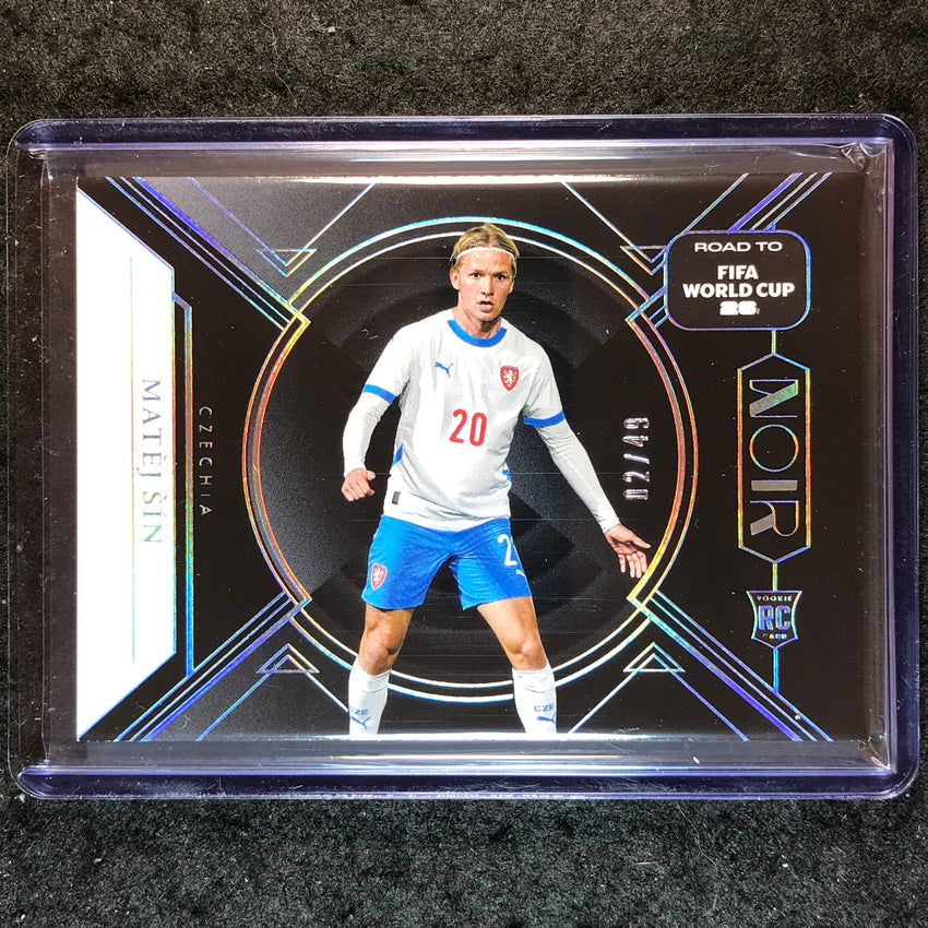 2025-26 Noir Road to FIFA World Cup MATEJ SIN Rookie Base Silver 2/49 #112