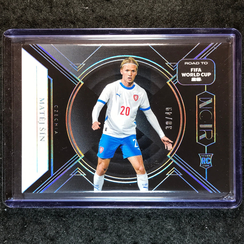 2025-26 Noir Road to FIFA World Cup MATEJ SIN Rookie Base Silver 38/49 #112