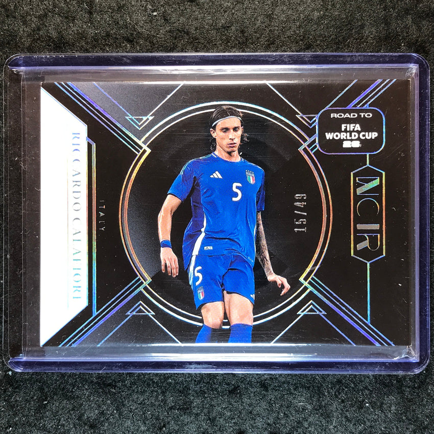 2025-26 Noir Road to FIFA World Cup RICCARDO CALAFIORI Base Silver 15/49 #118