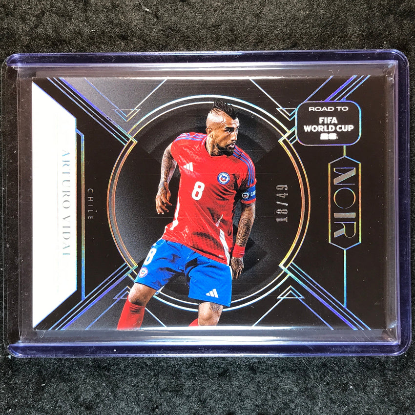 2025-26 Noir Road to FIFA World Cup ARTURO VIDAL Base Silver 18/49 #133