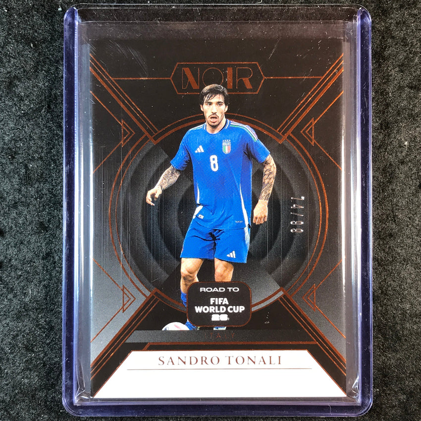2025-26 Noir Road to FIFA World Cup SANDRO TONALI Base Bronze 74/99 #19