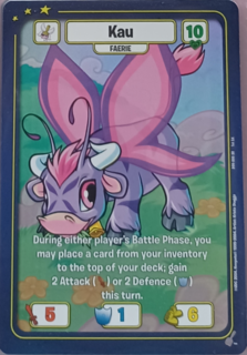 Kau (Faerie) - DON-095 - SR - Neopets TCG  Defenders of Neopia 1st Edition