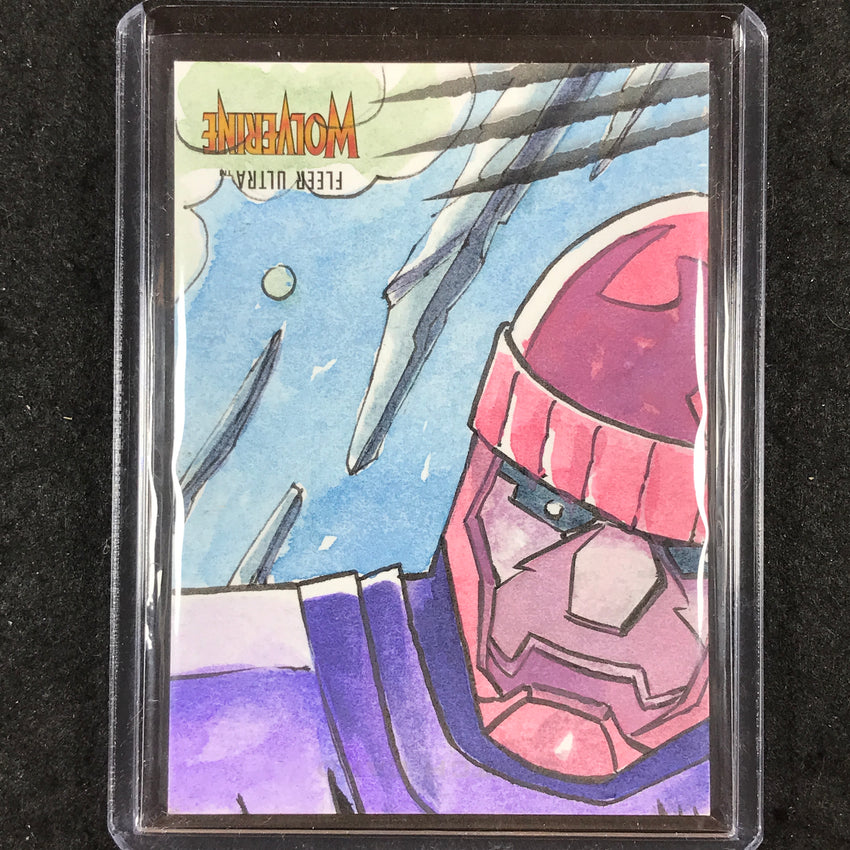 2023 Fleer Ultra Wolverine SENTINEL 6 Part Puzzle Sketch 1/1 AL STEFANO