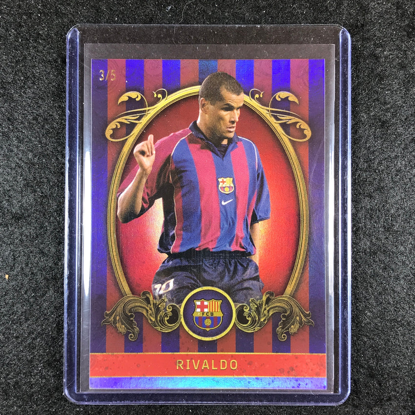 2023-24 Topps Barcelona RIVALDO Vintage Barca Red Foil 3/5