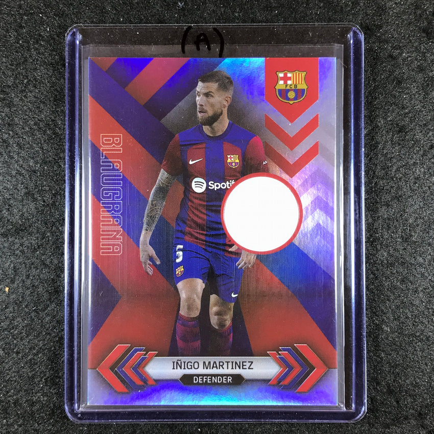 2023-24 Topps Barcelona INIGO MARTINEZ Blaugrana Jersey Relic #IM (A)