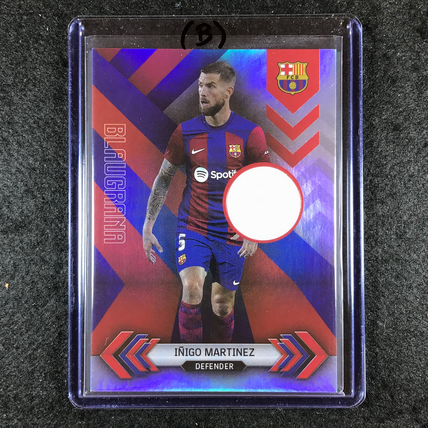 2023-24 Topps Barcelona INIGO MARTINEZ Blaugrana Jersey Relic #IM (B)