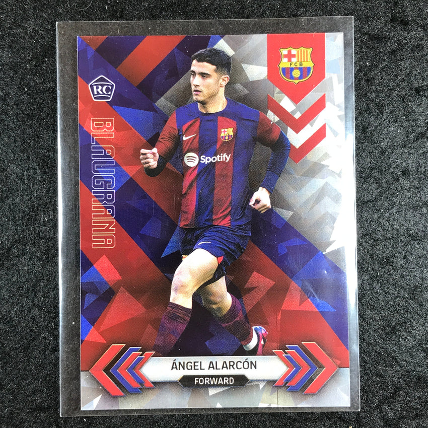 2023-24 Topps Barcelona ANGEL ALARCON Blaugrana Rookie Icy Foil #2