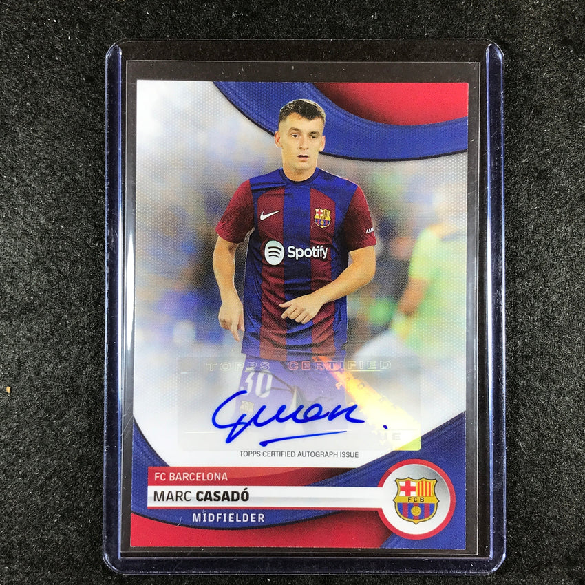 2023-24 Topps Barcelona MARC CASADO First Team Base Auto #MG