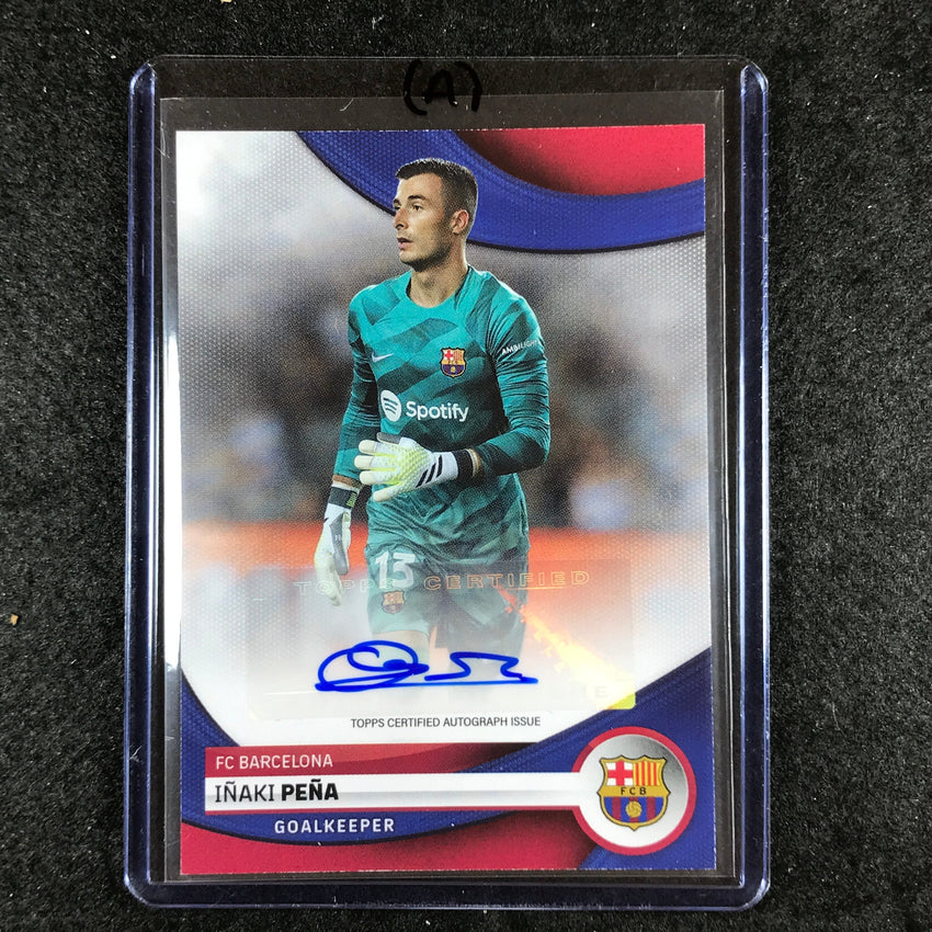 2023-24 Topps Barcelona INAKI PENA First Team Base Auto #IP (A)