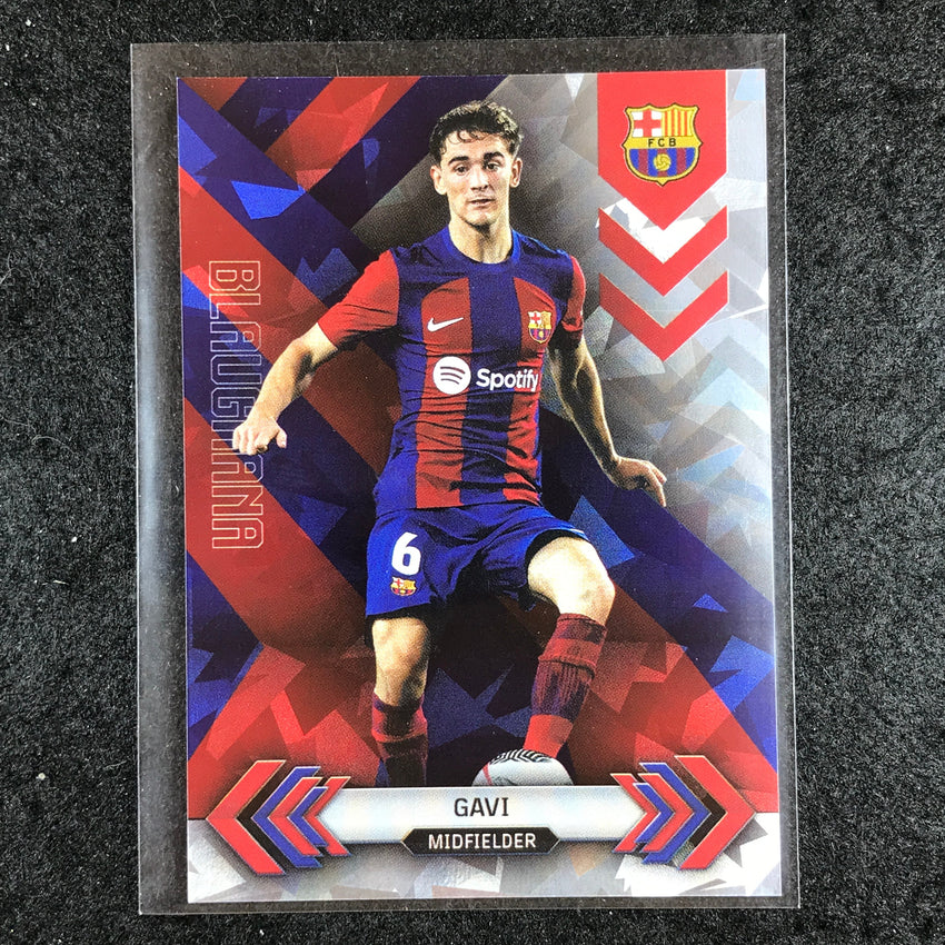 2023-24 Topps Barcelona GAVI Blaugrana Icy Foil #4