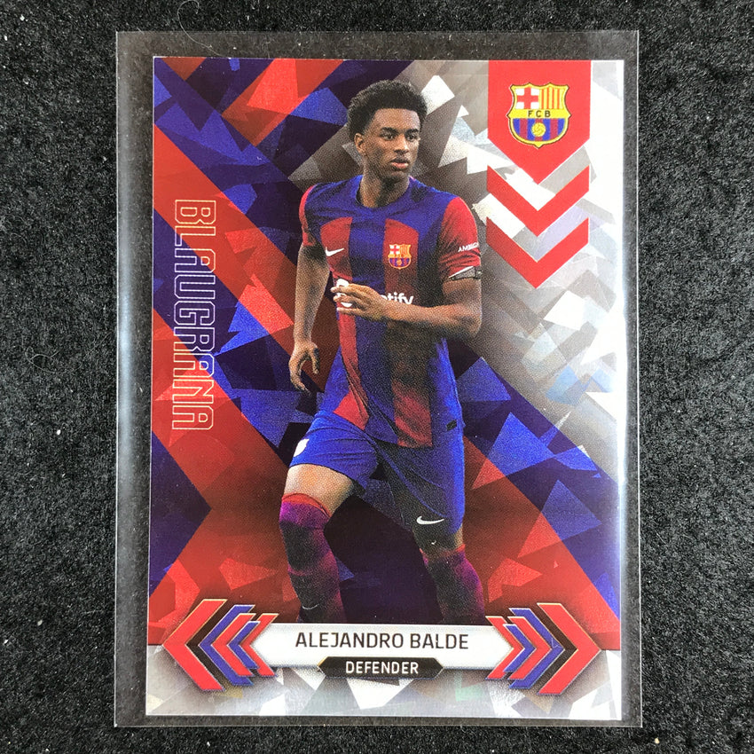 2023-24 Topps Barcelona ALEJANDRO BALDE Blaugrana Icy Foil #7