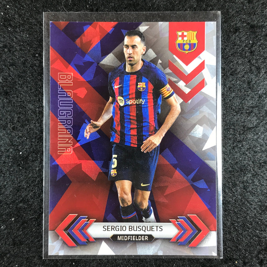 2023-24 Topps Barcelona SERGIO BUSQUETS Blaugrana Icy Foil #9