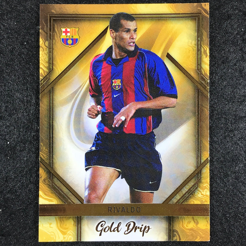 2023-24 Topps Barcelona RIVALDO Gold Drip Base #1