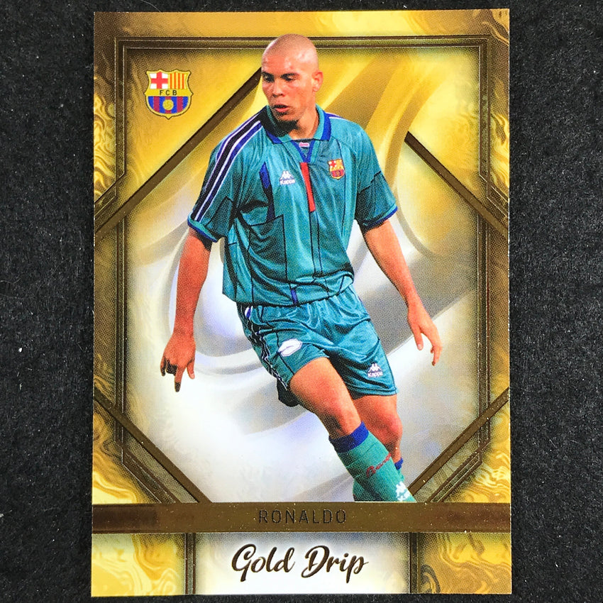 2023-24 Topps Barcelona RONALDO Gold Drip Base #2