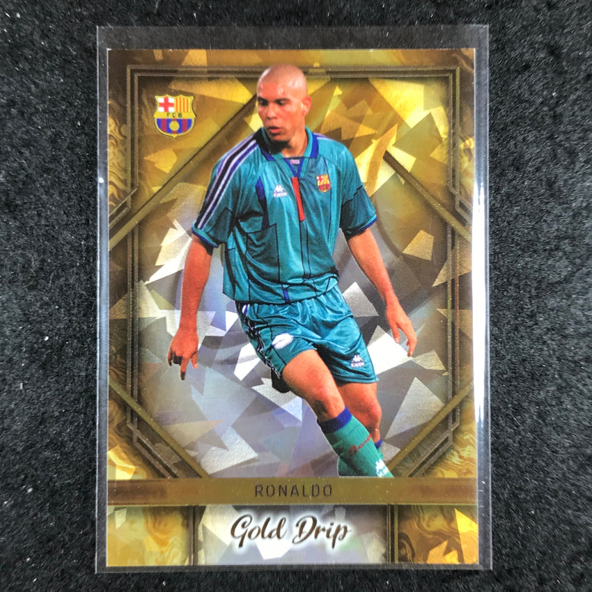 2023-24 Topps Barcelona RONALDO Gold Drip Icy Foil #2
