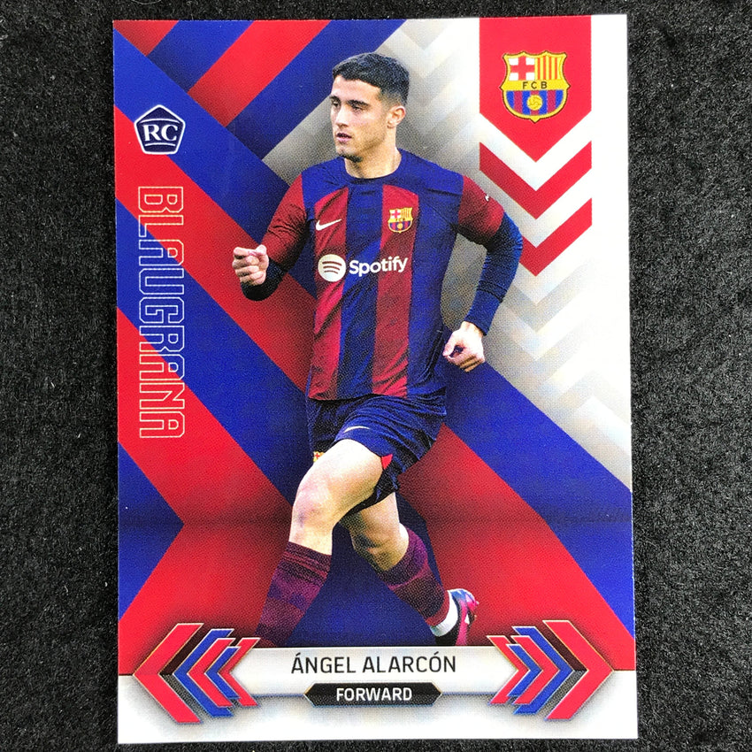 2023-24 Topps Barcelona ANGEL ALARCON Blaugrana Rookie Base #2
