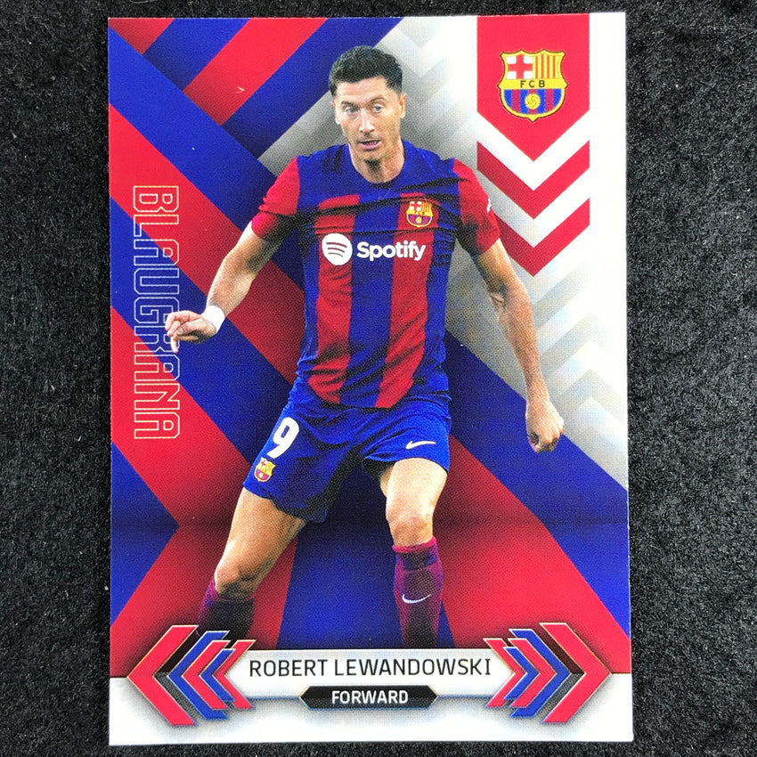 2023-24 Topps Barcelona ROBERT LEWANDOWSKI Blaugrana Base #3