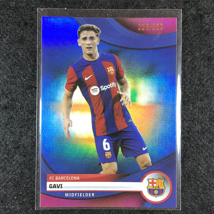 2023-24 Topps Barcelona GAVI First Team Blue Foil 226/250 #13