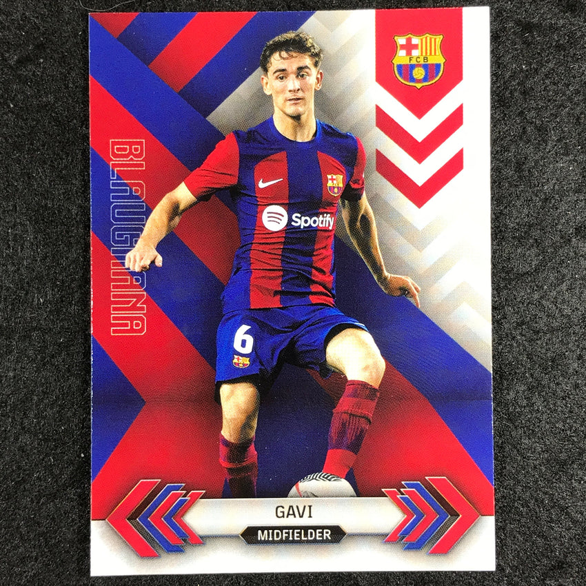 2023-24 Topps Barcelona GAVI Blaugrana Base #4