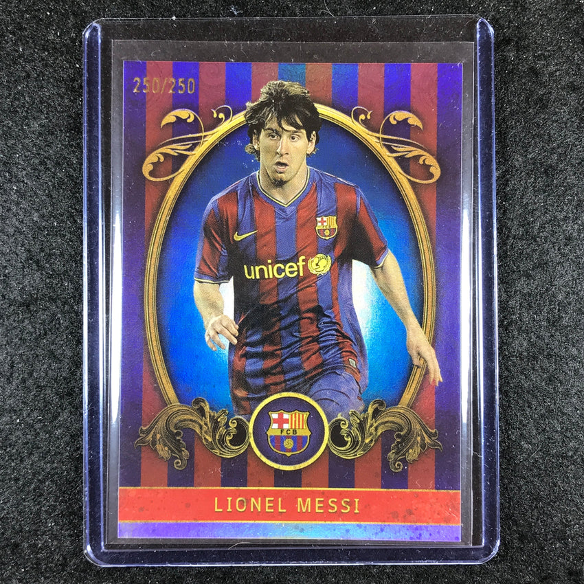 2023-24 Topps Barcelona LIONEL MESSI Vintage Barca Blue Foil 250/250 #4