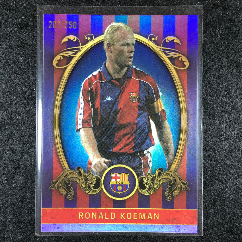 2023-24 Topps Barcelona RONALD KOEMAN Vintage Barca Blue Foil 207/250 #5