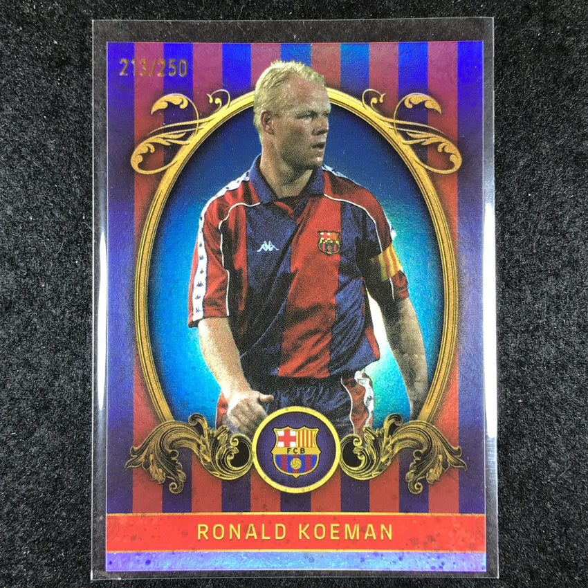 2023-24 Topps Barcelona RONALD KOEMAN Vintage Barca Blue Foil 213/250 #5