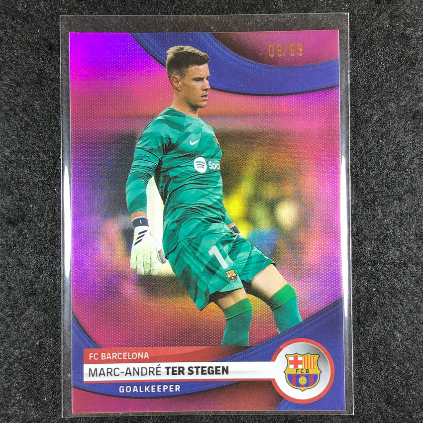 2023-24 Topps Barcelona MARC-ANDRE TER STEGEN First Team Pink Foil 9/99 #1
