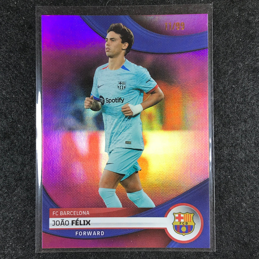 2023-24 Topps Barcelona JOAO FELIX First Team Pink Foil 11/99 #22