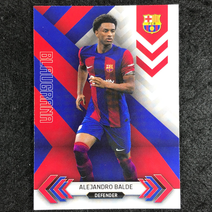 2023-24 Topps Barcelona ALEJANDRO BALDE Blaugrana Base #7