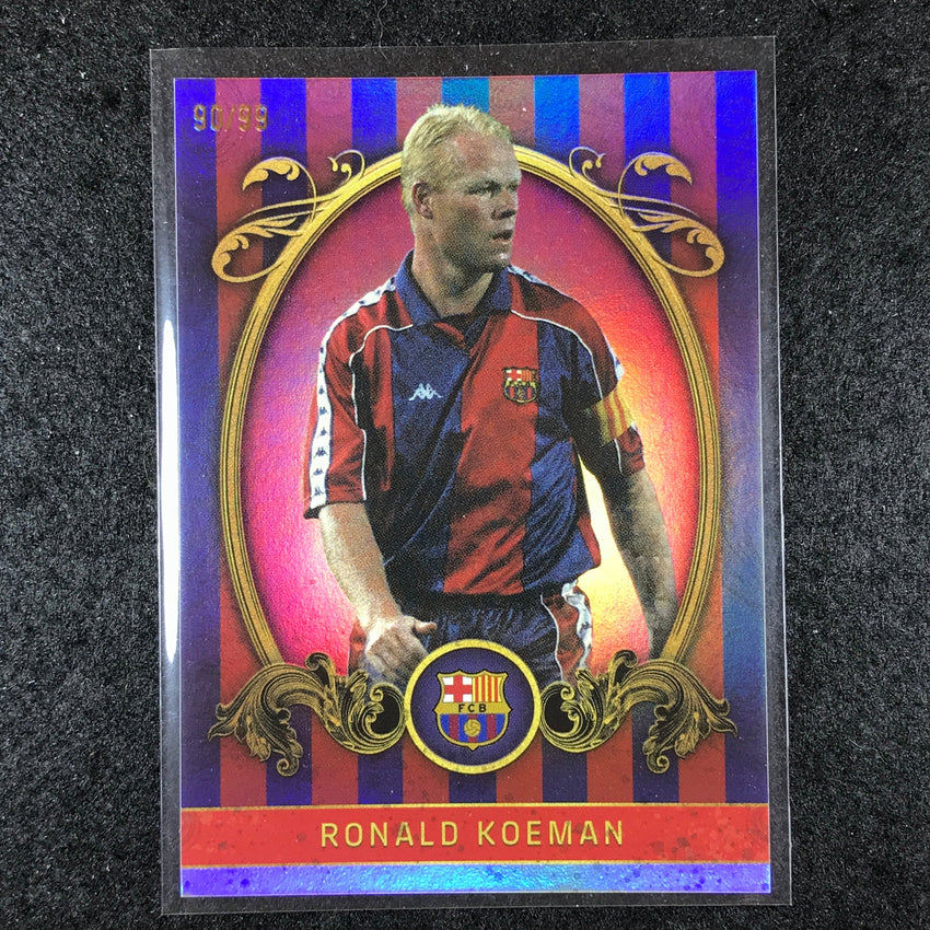 2023-24 Topps Barcelona RONALD KOEMAN Vintage Barca Pink Foil 90/99 #5
