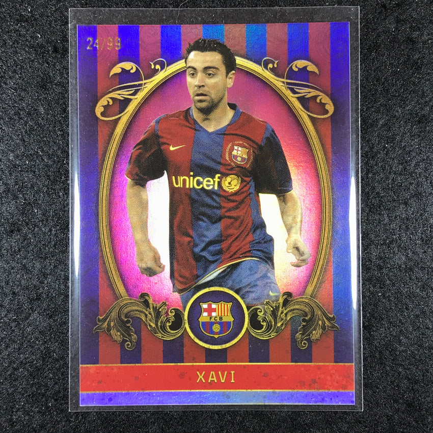 2023-24 Topps Barcelona XAVI Vintage Barca Pink Foil 24/99 #9