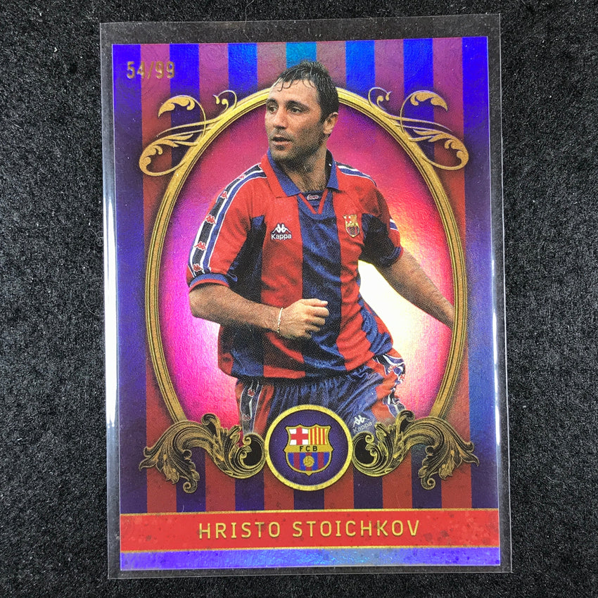 2023-24 Topps Barcelona HRISTO STOICHKOV Vintage Barca Pink Foil 54/99 #10