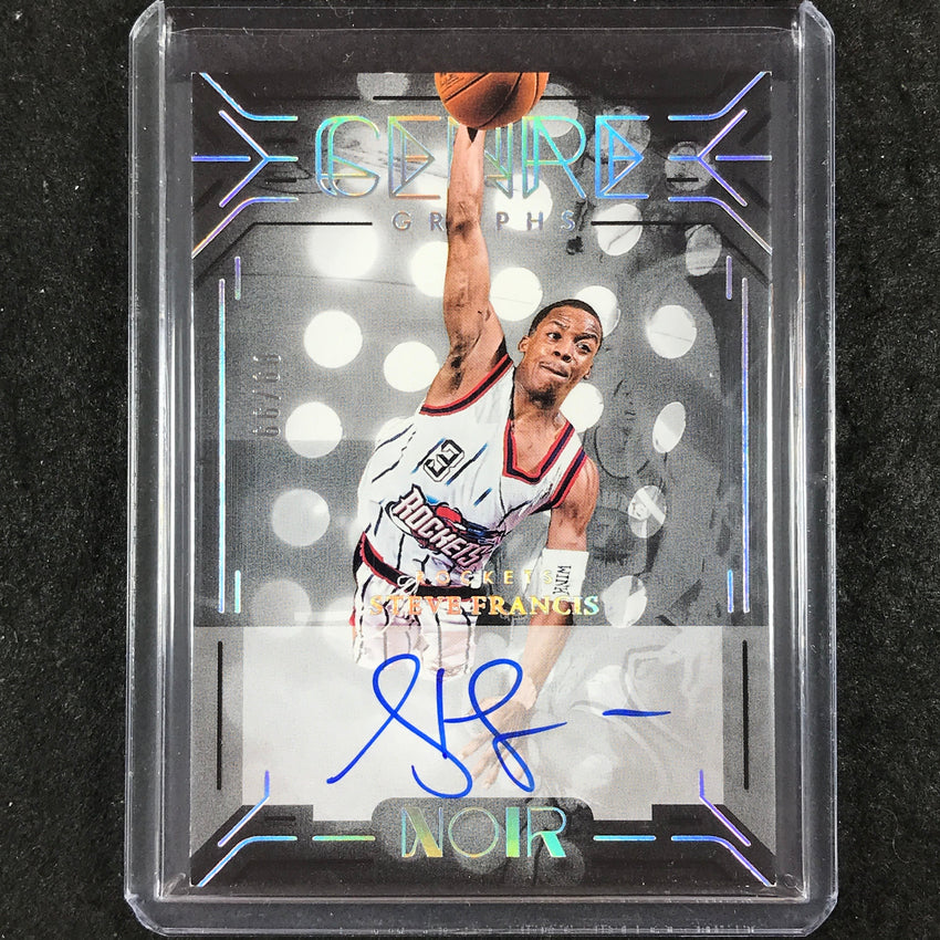 2024-25 Noir STEVE FRANCIS GenreGraphs Auto 9/99
