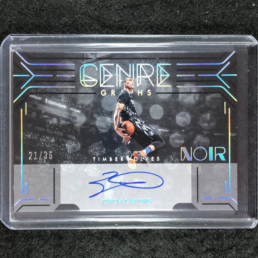 2024-25 Noir ZACH LAVINE GenreGraphs Horizontal Auto 21/35