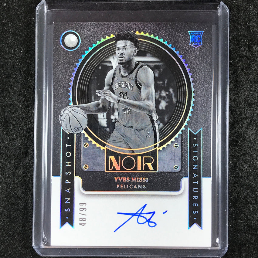 2024-25 Noir YVES MISSI Snapshot Signatures Rookie Auto 48/99