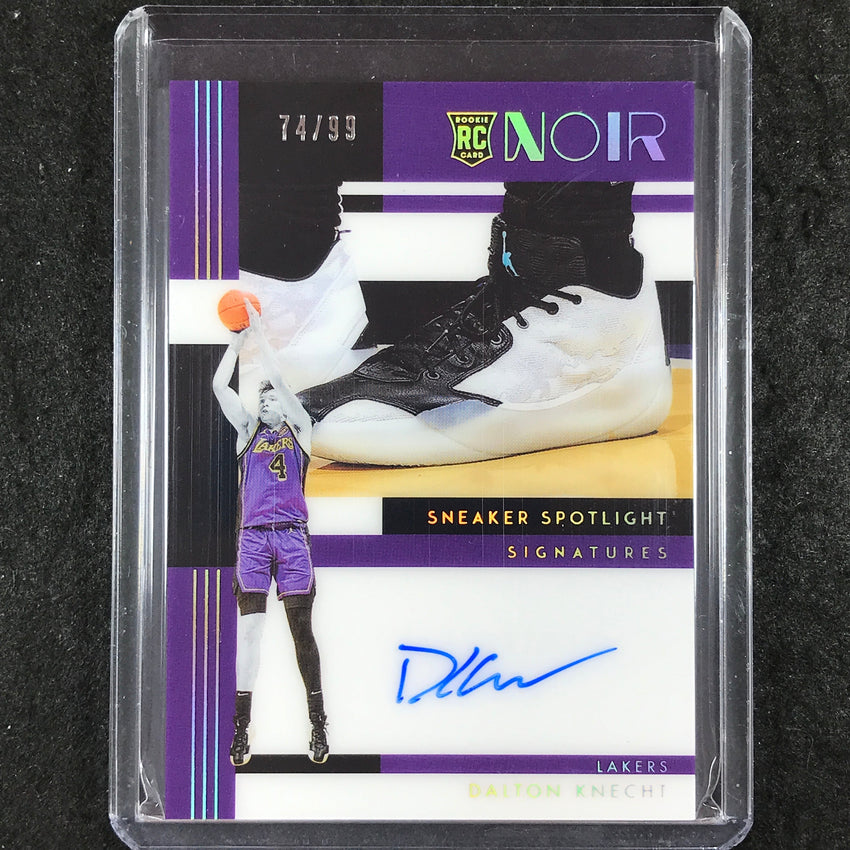 2024-25 Noir DALTON KNECHT Sneaker Spotlight Signatures Rookie Auto 74/99