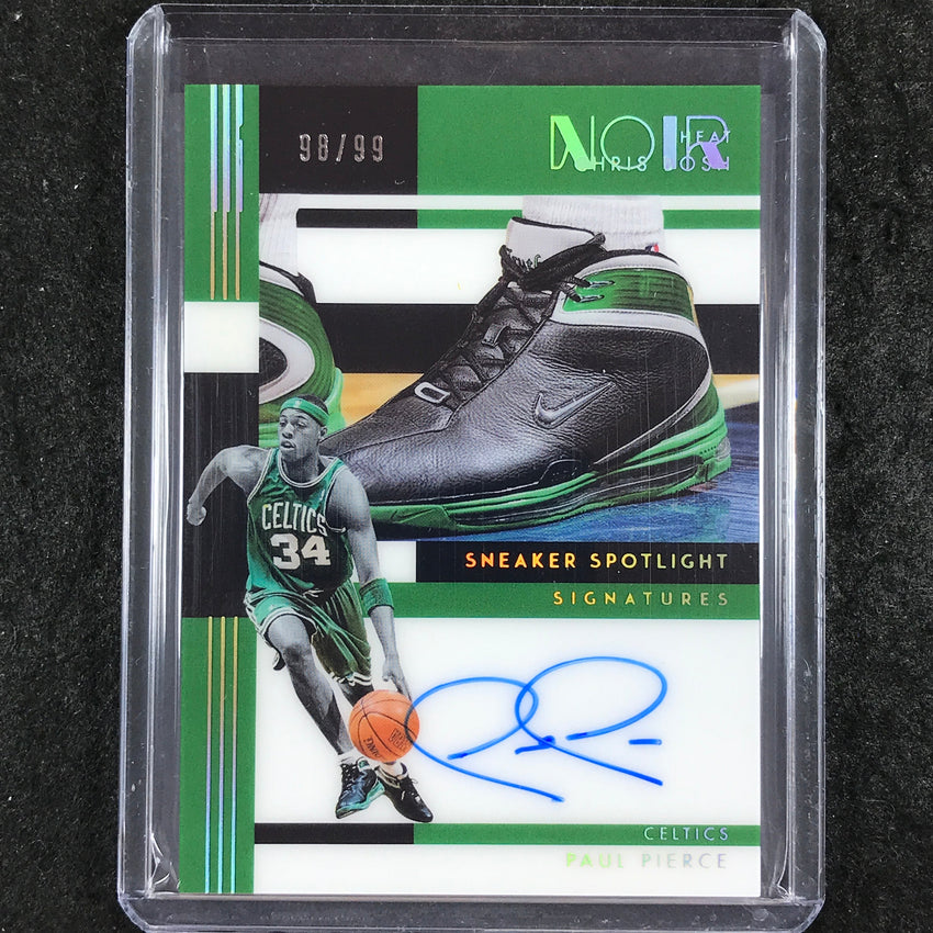 2024-25 Noir PAUL PIERCE Sneaker Spotlight Signatures Auto 98/99