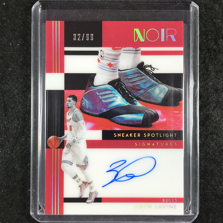 2024-25 Noir ZACH LAVINE Sneaker Spotlight Signatures Auto 32/99