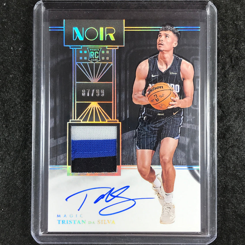 2024-25 Noir TRISTAN DA SILVA Base Rookie Patch Auto Color 87/99