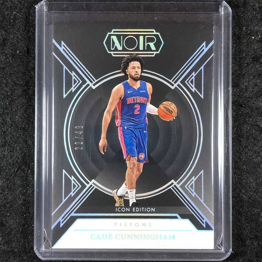 2024-25 Noir CADE CUNNINGHAM Base Icon Edition Holo Silver 22/49 #103