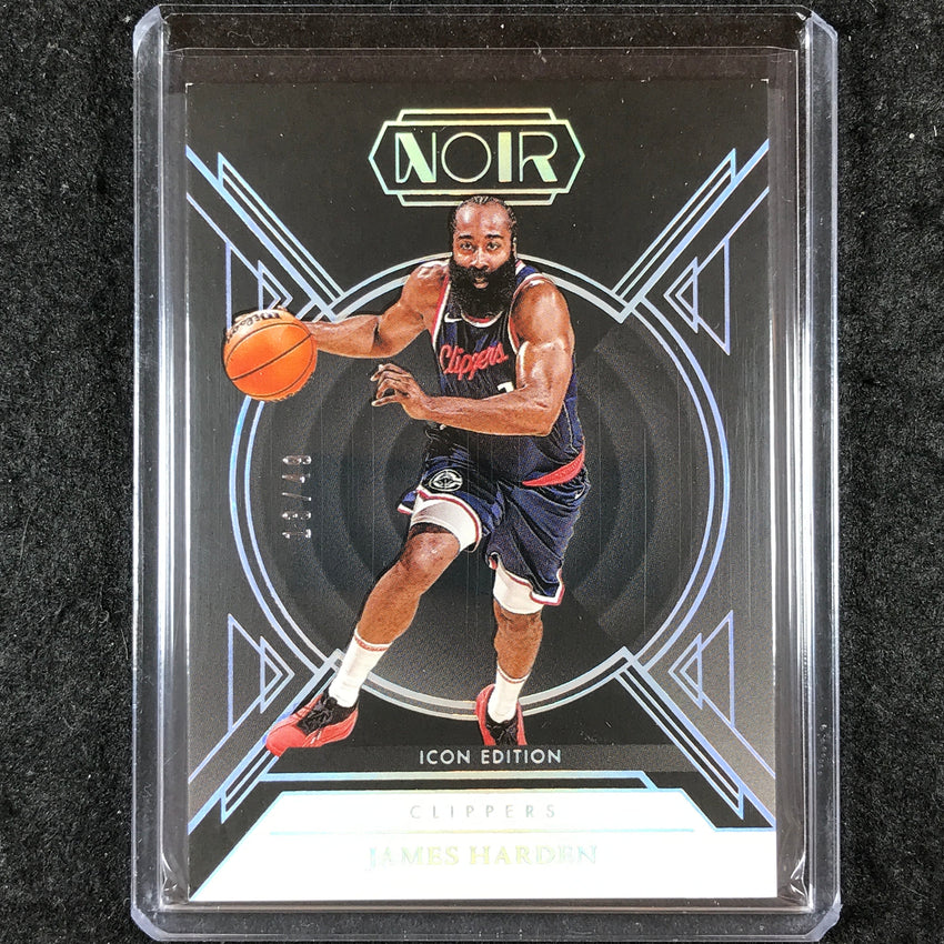 2024-25 Noir JAMES HARDEN Base Icon Edition Holo Silver 13/49 #120