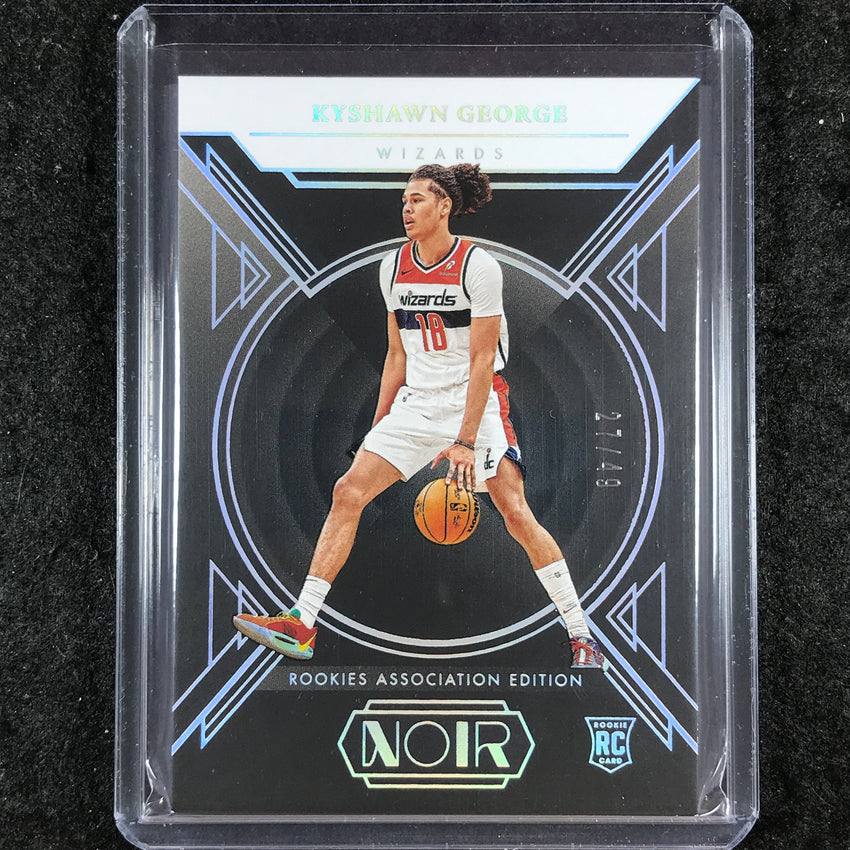 2024-25 Noir KYSHAWN GEORGE Base Rookies Association Edition Silver 27/49 #148